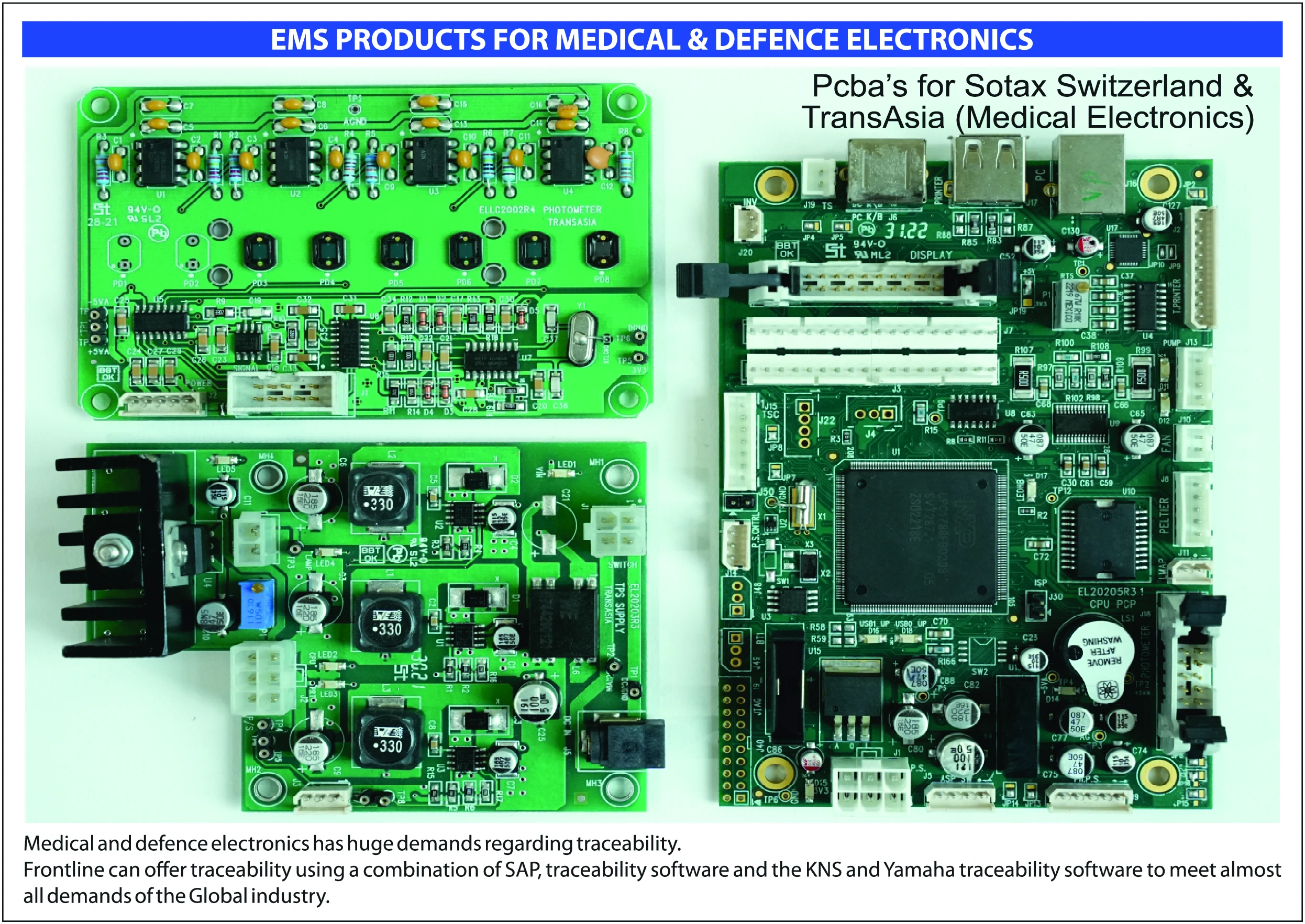 Consumer electronics and metering solutions